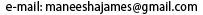 Maneesha James email address