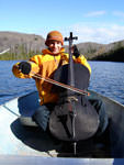 Kalyan with his Luis and Clark carbon fiber cello